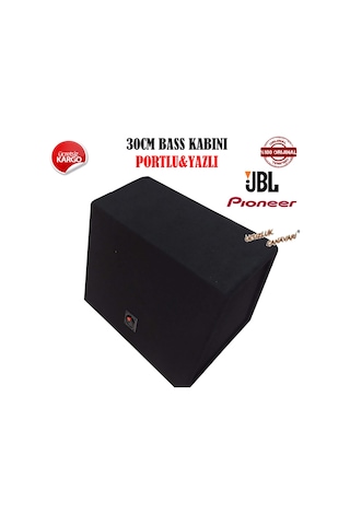 Pioneer Loğolu 30cm Bass Kabini Portlu Terminal Mevcut
