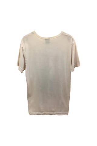 Adrift Mavi Unisex Beyaz Kelebek Baskılı Tişört Klbk85612 Beyaz
