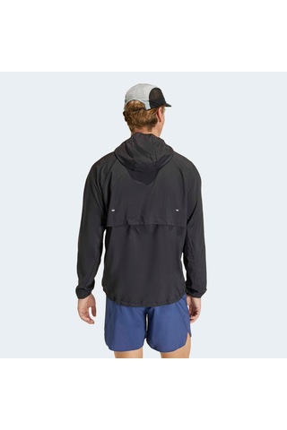 Adidas Adi365 Running Essentials Erkek Siyah Koşu Ceketi Jz7782