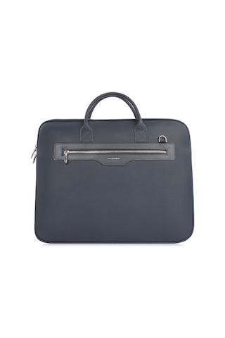 Cengiz Pakel Unisex Hakiki Deri Evrak&laptop Çantası 1712 - Lacivert 1712-lacivert