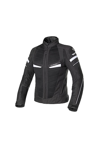 Clover Rainjet-2 Wp Korumalı Motosiklet Montu Siyah Beyaz