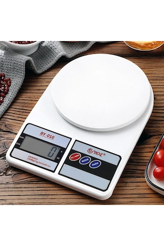 Bydiz Terazi By-010 Dijital Mutfak Terazisi - Mutfak Tartısı - Dara Alma Özellikli, Lcd Ekran, Otomatik Kapanma Özel Diğer