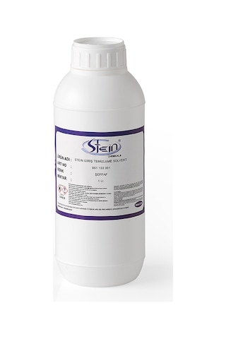 Stein Kenar Bantlama Makina Giriş Temizleme Solventi 1 Lt.