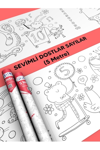 Sayılar Boyama Kağıdı