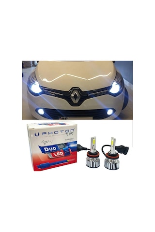 Renault Clio 4 Led Xenon Kısa Far Ampulü H7 Duo Yeni Seri Beyaz