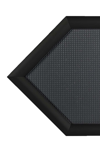 Ok - Yön Alüminyum Bilgilendirme Panosu Siyah Tek Taraflı- A4-21x30 Cm