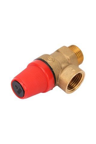 Ximistore9 Makyajlı Kazan Bakır Emniyet Valfi - Tek Yönlü Basınç Serbestleştirici, G 1/2" Dişli, 3bar, Dn15, Sızıntısız Tasarım