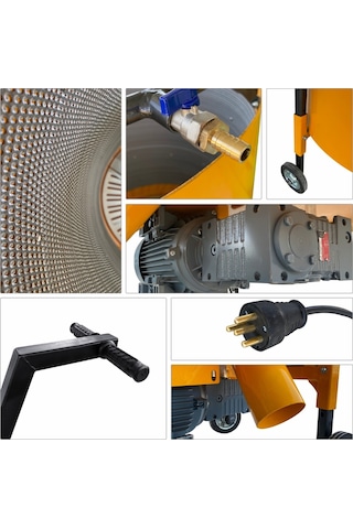 Kadıoğlu Master 350 Litre Rendeli Ceviz Soyma Makinesi 380v