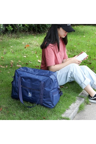 Geekyou Siyah Küçük Seyahat Çantası: Çekmeceli, Çapraz Çanta, Tek Omuzlu & Ellerden Taşınabilir, Büyük Kapasiteli Giyim Depolama Ve Seyahat Çantası