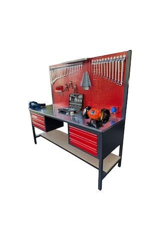 Grayzer 2 Metre 6 Çekmeceli 165 Parça Dolu Takım Tezgahı