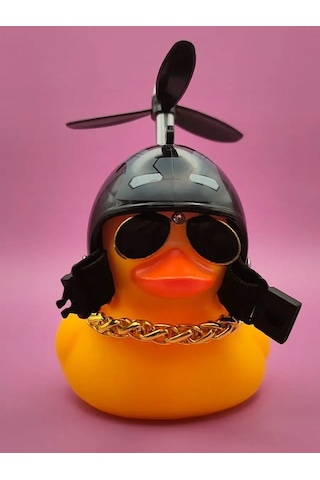 Market Alls Aracın İçinde Kasklı Ve Gözlükleri Olan Ördek 124655843