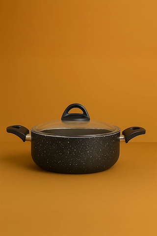 Yunusoğlu Home 24 Cm Granit Tencere 5 Litre, Isınmaz Kulplu