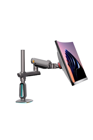 North Bayou G80 F7-gaming, 2-20 Kg Uyumlu, 27ınch-60ınch Aralığında Büyük Ekranlar Için Rgb Aydınlatmalı Profesyonel Ergonomik Oyuncu Monitör Standı Ve Iş Monitör Standı