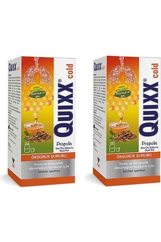 Quixx Cold Propolis Şurup 100 ml 2 Adet