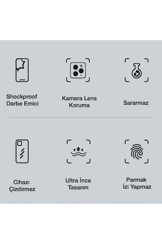 Xiaomi Mi 10T - Mi 10T Pro Kamera Korumali Premium Silikon Kilif 294096568 - Renk / Lacivert