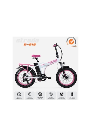 E-sıs Fat Bike 20 Jant Bisiklet Çok Renkli