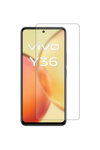 Vivo Y36 Kırılmaz Ekran Koruyucu Temperli Cam