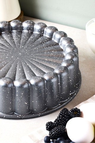 Cake Pro Döküm Papatya Silver Tart Kalıbı 26 Cm Gümüş