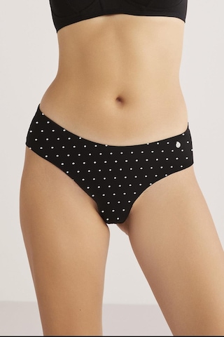 Kom Polka Puantiyeli Brazilian Kadın Külot 001