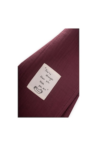 Cigit Organik Müslin Çocuk Fular 25x140 Cm Mürdüm Mürdüm