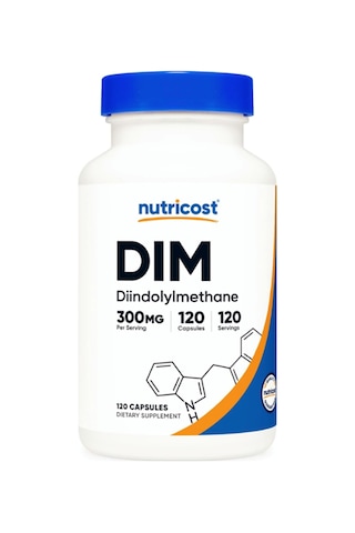 Nutricost Dım Diindolylmethane Plus Bioperine 300mg, 120 Ve... Aromasız