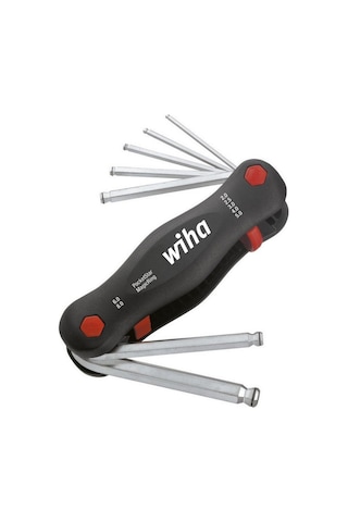 Wiha 369RP7 PocketStar Hex Topbaş Magicring Allen Anahtar Cep Seti 7P 23031