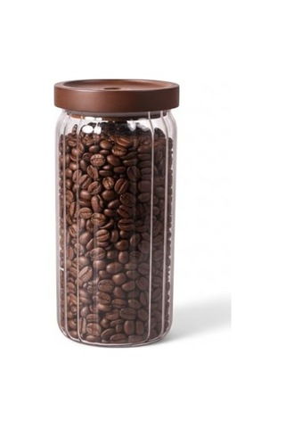 Kapaklı Cam Kavanoz Hava Geçirmez Gıda Saklama Kabı Modern 2.8 L