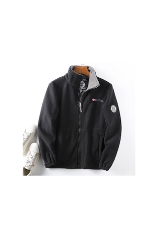 Snapbuy Erkek Polar Ceket Siyah