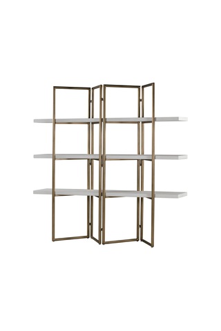 Cloe Gold Kitaplık&duvar Rafı