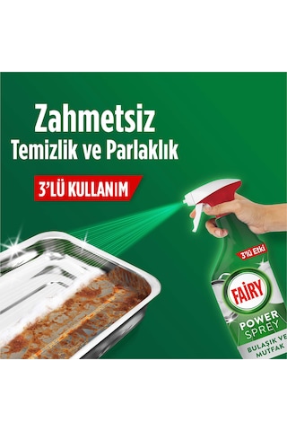 Fairy Power Sprey 3'ü 1 Arada Bulaşık ve Mutfak 500 ML