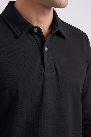 Tommy Life Siyah Rahat Form Basic Erkek Polo Yaka T-shirt - 88512