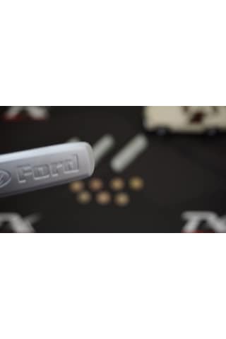 Ford Logo Krom Metal Paspas Vidalı Logo 4 Lü Set
