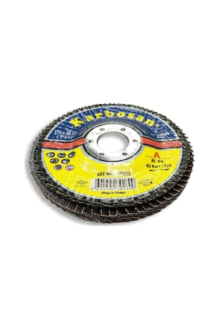 Karbosan Flap Disk 115Mm 40 Kum, Ao (10 Adet)