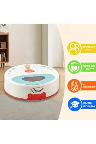 Sweeper Pilli Oyuncak Robot Süpürge