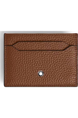 Mont Blanc Montblanc Grain Deri 5 Bölmeli Kartlık 221392 Kahverengi