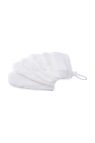 Konesam Bebekler İçin Yumuşak Pamuklu Parmak Fırçası - 6 Adet Yeniden Kullanılabilir Ağız Temizleme Fırçası