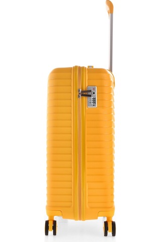 Ultra Dayanıklı 3'lü Set Valiz & Bavul Sarı-1394 Sarı