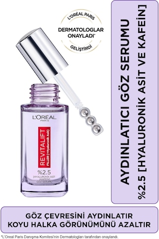 L'Oreal Paris Revitalift Filler Göz Serumu 20 ML
