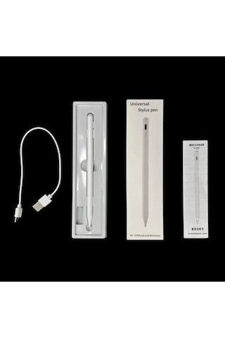 Mey İthalat K2260 Ios Ve Android Uyumlu Universal Dokunmatik Stylus Kalem - Beyaz