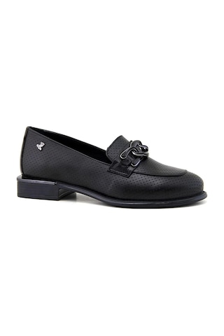 Venüs 2050122 Kadın Tokalı Baskılı Loafer Ayakkabı 001