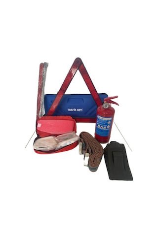 Universal Trafik Ve İlk Yardım Seti Yangın Söndürme Tüplü