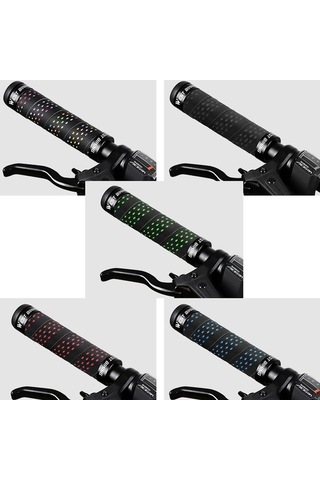 Novahub 2 Adet Yumuşak Bisiklet Gidon Tutacakları Kaymaz Şok Emici Kauçuk Tutacaklar Bisiklet Gidonu