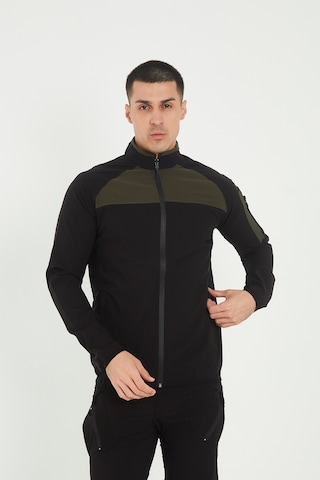 Camp Scoutland Camp260 Outdoor Tactical Su İticili Erkek Fermuarlı Taktik Sweatshirt Siyah