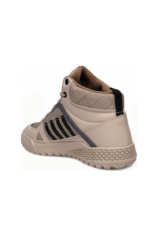 Celira Glc Bej Siyah Erkek Basket Sneaker Spor Ayakkabı Siyah