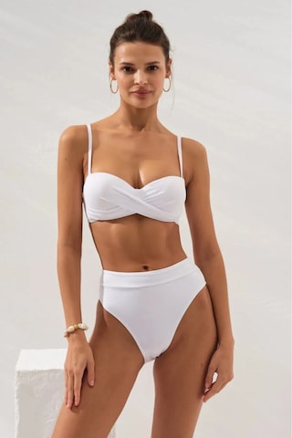 Pierre Cardin Tek Parça Alt - Yüksek Bel Bikini Altı Toparlayıcı, Kusursuz Form, Iz Bırakmaz Konfor Beyaz