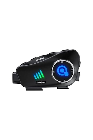 Q28-2x Motosiklet Kask Bluetooth Interkom Su Geçirmez 1080p Hd Sürüş Kaydedici Kablosuz Kamera