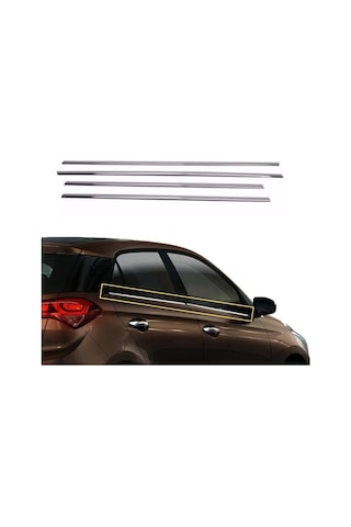 Hyundai İ20 Krom Cam Çıtası 2015-2020 4 Parça