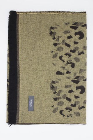 İmza Hardal Desenli Kaşkol 1067245102 Hardal