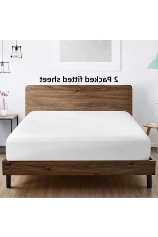 Trendooze Beyaz Yumuşak Nefes Alabilen Pike Yatak Çarşafı, Beyaz, Tek Kişilik, Tüm Mevsimler Beyaz