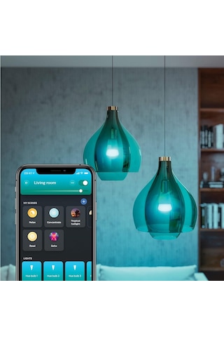 Akıllı Aydınlatma Led Ampul Başlangıç Kiti, 2'li E27 Ampul , Köprü Ve Dimmer Set, Beyaz Ve Renkli Diğer
